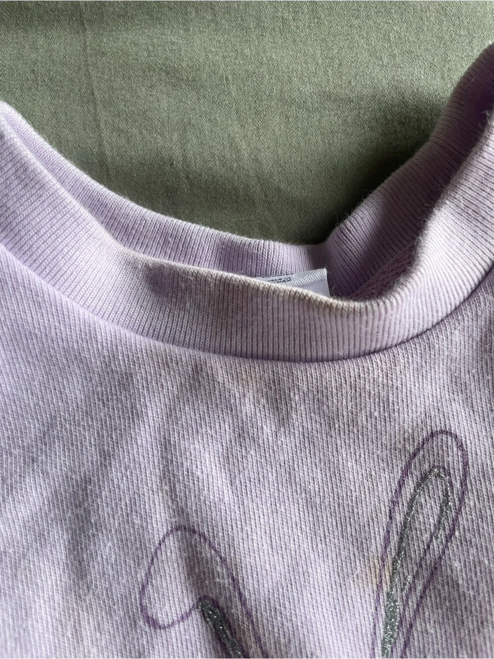 [baby gap] TWO Peplum Toddler Tops: Easter Bunny + Floral Girl